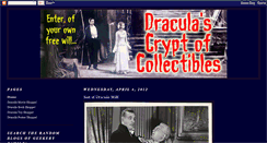 Desktop Screenshot of draculascrypt.blogspot.com
