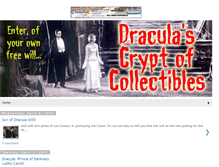 Tablet Screenshot of draculascrypt.blogspot.com