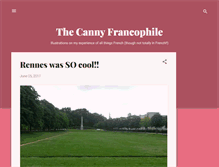 Tablet Screenshot of cannyfrancophile.blogspot.com