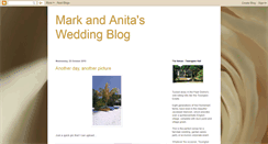 Desktop Screenshot of anitaandmarkswedding.blogspot.com