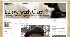 Desktop Screenshot of ilivewithcats.blogspot.com