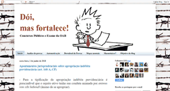 Desktop Screenshot of doimasfortalece.blogspot.com