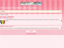 Tablet Screenshot of diyetlist.blogspot.com