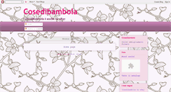 Desktop Screenshot of cosedibambola.blogspot.com