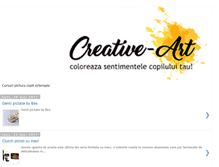Tablet Screenshot of creativeart.blogspot.com