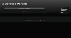 Desktop Screenshot of ageracao-perdida.blogspot.com