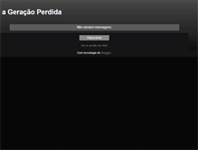 Tablet Screenshot of ageracao-perdida.blogspot.com