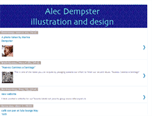 Tablet Screenshot of alecdempsterillustration.blogspot.com