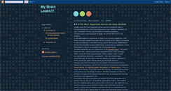 Desktop Screenshot of mybrain3232.blogspot.com