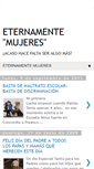 Mobile Screenshot of eternamentemujeres.blogspot.com