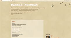 Desktop Screenshot of pantaikeempat.blogspot.com