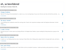 Tablet Screenshot of ohsobewildered.blogspot.com