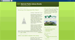 Desktop Screenshot of ephratapubliclibrary.blogspot.com