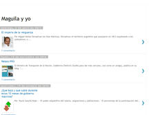 Tablet Screenshot of maguila-y-yo.blogspot.com