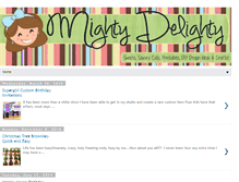 Tablet Screenshot of mightydelighty.blogspot.com