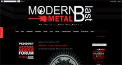 Desktop Screenshot of modernblastmetal.blogspot.com