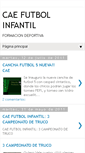 Mobile Screenshot of caefutbolinfantil.blogspot.com