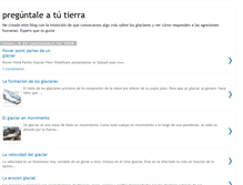 Tablet Screenshot of nuestrosglaciares.blogspot.com