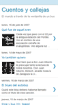 Mobile Screenshot of cuentosycallejas.blogspot.com