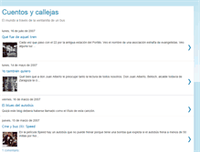 Tablet Screenshot of cuentosycallejas.blogspot.com