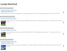 Tablet Screenshot of lundahereford.blogspot.com