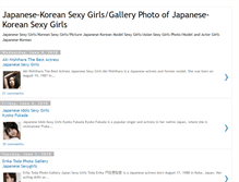 Tablet Screenshot of japanese-koreansexygirls.blogspot.com