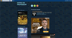 Desktop Screenshot of diariodeprofessor.blogspot.com