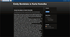 Desktop Screenshot of emily-bordelais.blogspot.com