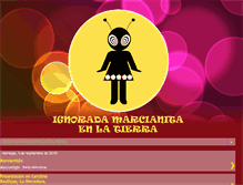 Tablet Screenshot of ignoradamarcianitaenlatierra.blogspot.com