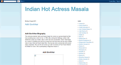 Desktop Screenshot of indianhotactressmasala.blogspot.com
