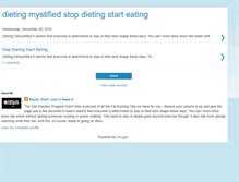 Tablet Screenshot of dietingstopdieting.blogspot.com