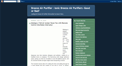 Desktop Screenshot of breeze-air-purifier.blogspot.com