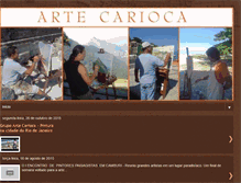 Tablet Screenshot of grupoartecarioca.blogspot.com