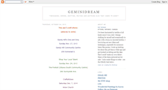 Desktop Screenshot of geminidream.blogspot.com