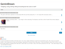 Tablet Screenshot of geminidream.blogspot.com