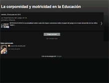 Tablet Screenshot of motricidadycorporeidad.blogspot.com