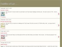 Tablet Screenshot of cuddlesofluv.blogspot.com