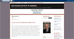 Desktop Screenshot of michiganestateplanning.blogspot.com