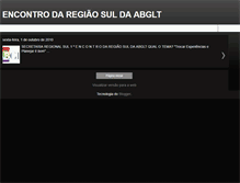 Tablet Screenshot of encontrodaregiaosuldaabglt.blogspot.com