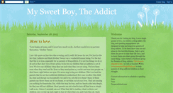 Desktop Screenshot of mysweetboytheaddict.blogspot.com