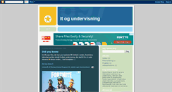 Desktop Screenshot of itogundervisning.blogspot.com
