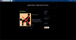 Desktop Screenshot of medidaspreventivas.blogspot.com