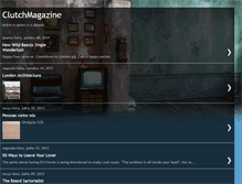 Tablet Screenshot of clutchmagazine.blogspot.com
