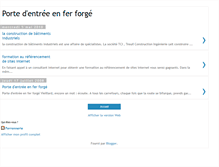 Tablet Screenshot of porte-en-fer-forge.blogspot.com
