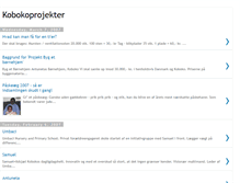 Tablet Screenshot of kobokoprojekter.blogspot.com