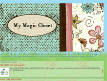 Tablet Screenshot of mymagixcloset.blogspot.com