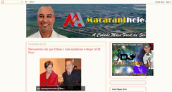 Desktop Screenshot of macaranihoje.blogspot.com