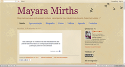 Desktop Screenshot of mayaramirths.blogspot.com