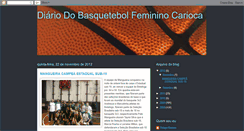 Desktop Screenshot of diariodobasquetebolfeminino.blogspot.com