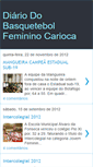 Mobile Screenshot of diariodobasquetebolfeminino.blogspot.com